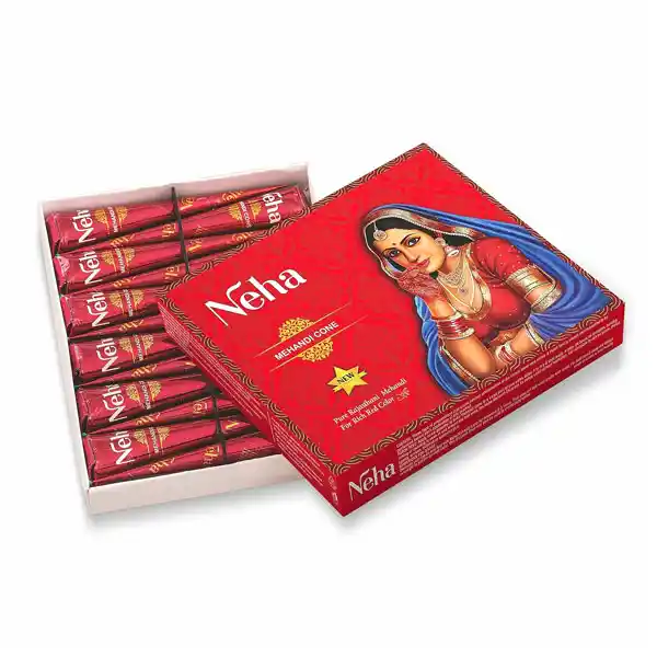 Neha Pure Rajasthani Mehandi Cone (Red Color) 1 Pc 25 Gm