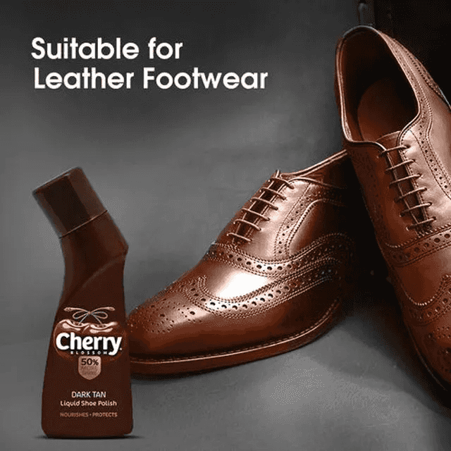 Cherry Liqued Dark Tan Shoe Polish 75 ml