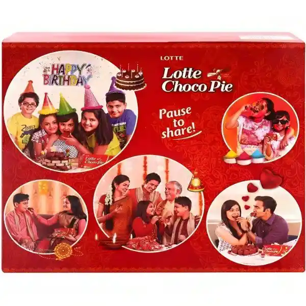 Lotte Choco Pie 12 Packs - Delicious Chocolate Treats