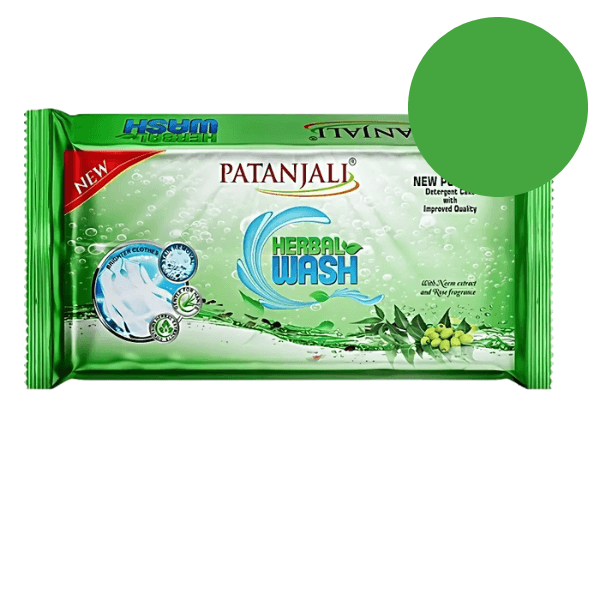 patanjali herbal wash detergent cake 225 gm