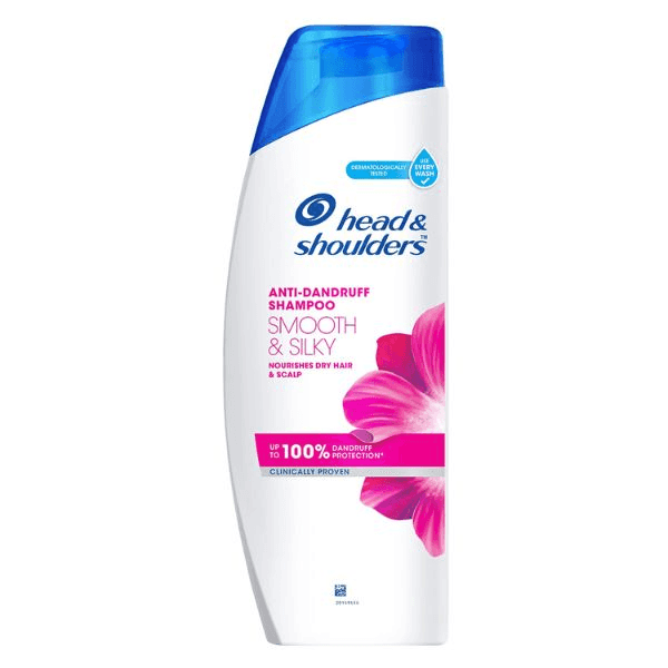 head & shoulders anti-dandruff smooth & silky shampoo 180 ml