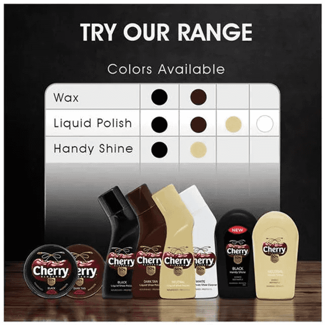 Cherry Blossom Dark Tan Wax Shoe Polish 15 Gm