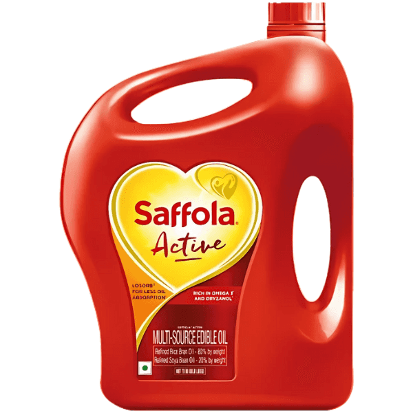 saffola active multi-source edible oil 5 ltr