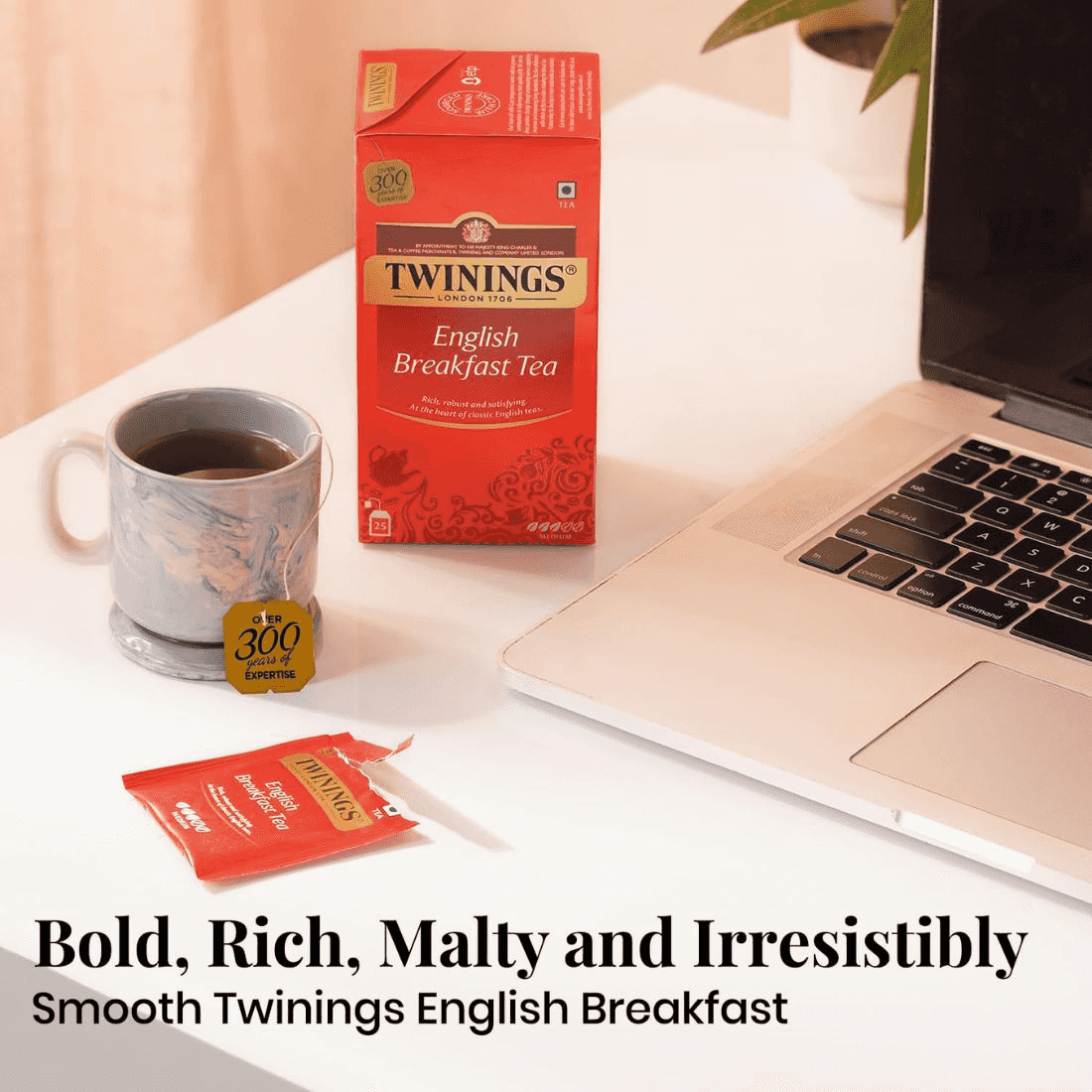 Twinings English Breakfast Tea 25 Teabags | Rich Flavor