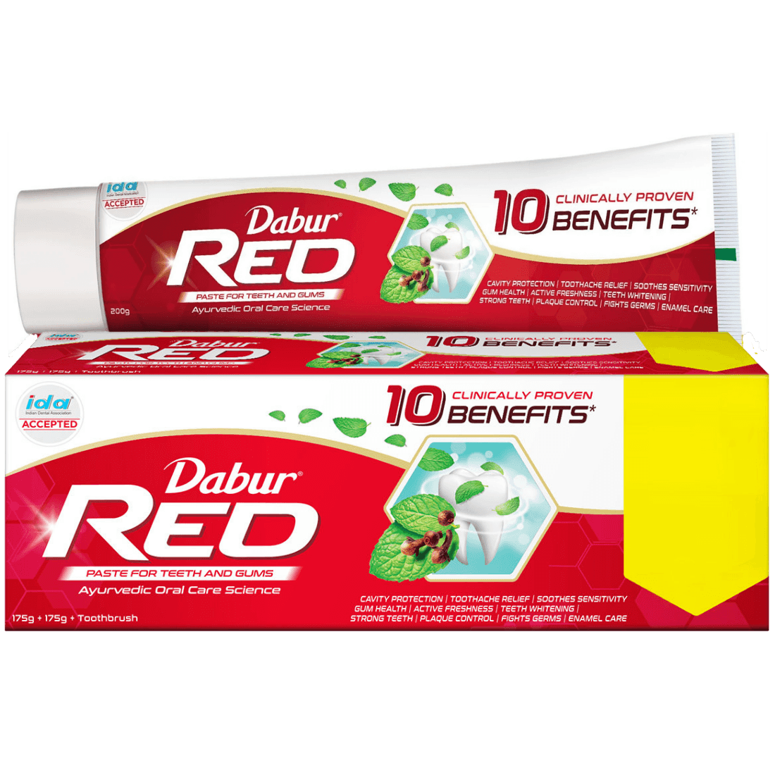 Red Toothpasteur Dabur Red Toothpaste 350 Gm - Strong Teeth & Freshness
