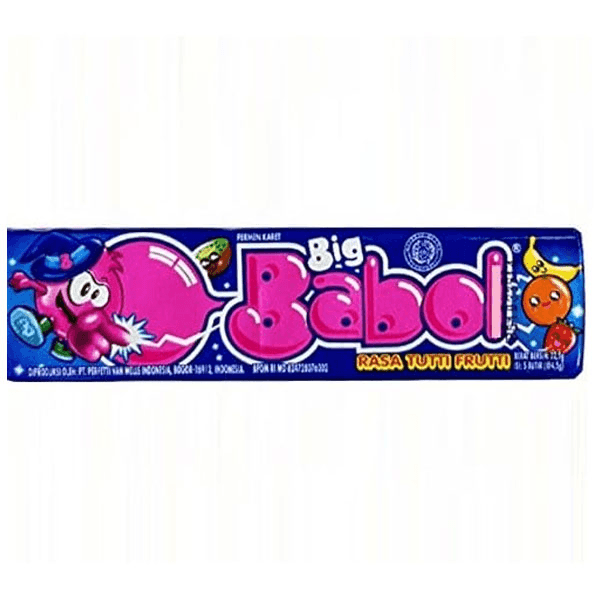 chupa chups big babol baru rasa tutti frutti bubble gum (imp) 20 gm