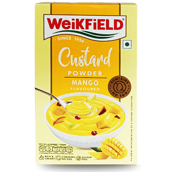 weikfield custard powder mango flavoured 75 gm
