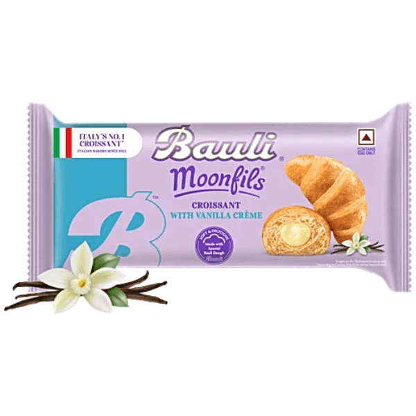 Bauli Moonfils Croissant With Vanilla Creme - Delicious Treat