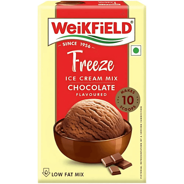 weikfield freeze ice cream mix chocolate flavoured 100 gm