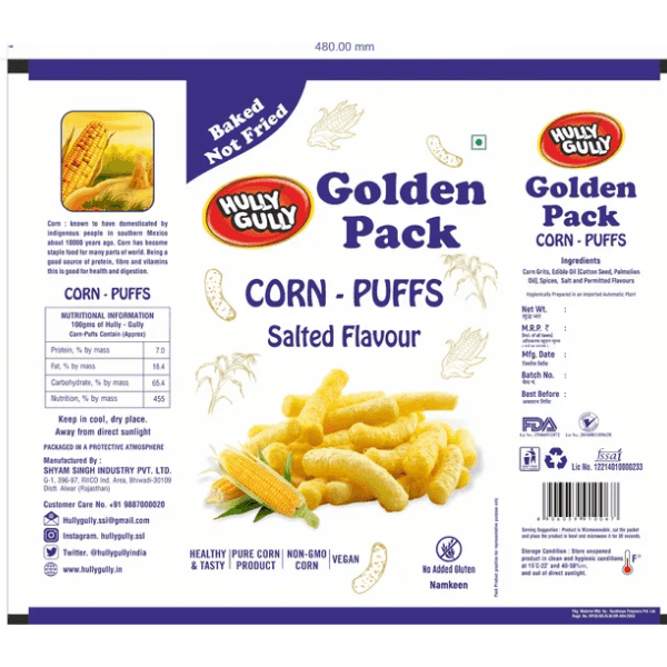 hully gully corn puffs big basket