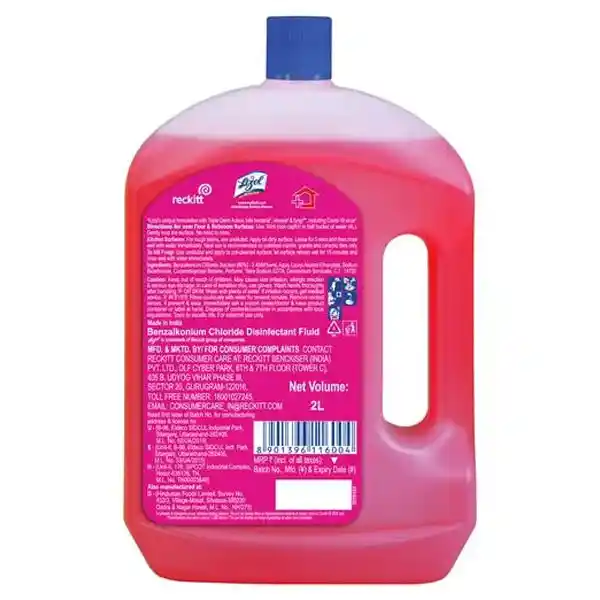 Lizol Floral Disinfectant Surface Cleaner 2 Ltr