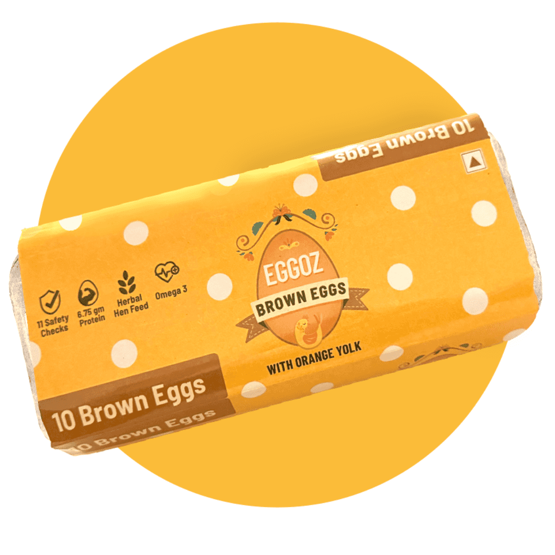 egg2007年10冊セット Eggoz Egg Tray 10 Pcs (Brown)