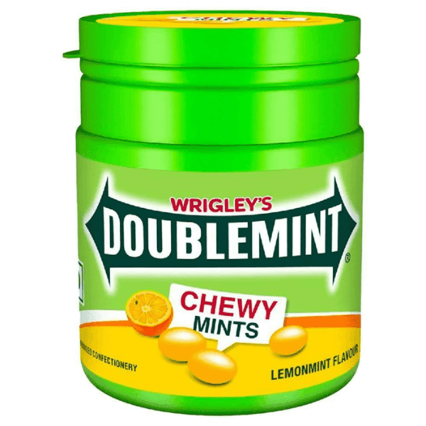 Wrigley'S Doublemint Chewy Mints - Refreshing Lemon Flavor