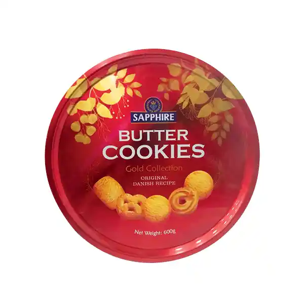 Sapphire Butter Cookies Gold Collection Original Danish Recipe 600 Gm