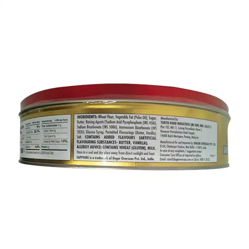 kingrecipe Sapphire Butter Cookies Gold Collection Original Danish Recipe 600 Gm