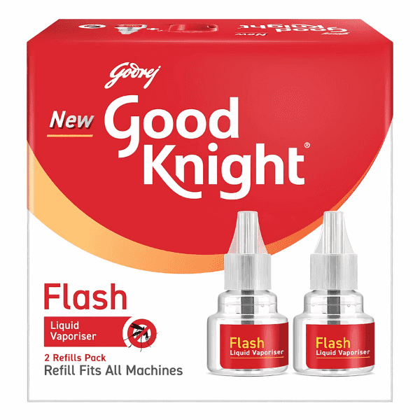 godrej good knight flash liquid vaporiser 2 refills*45 ml