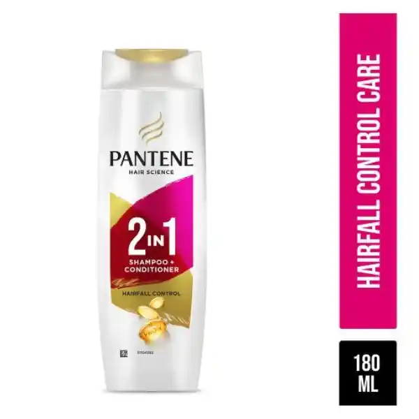 Pantene Hair Science 2 In 1 Hairfall Control Shampoo + Conditioner 180 ml
