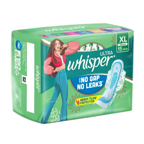 ひらなり Whisper Ultra XL Sanitary Pads - No Gap, No Leaks