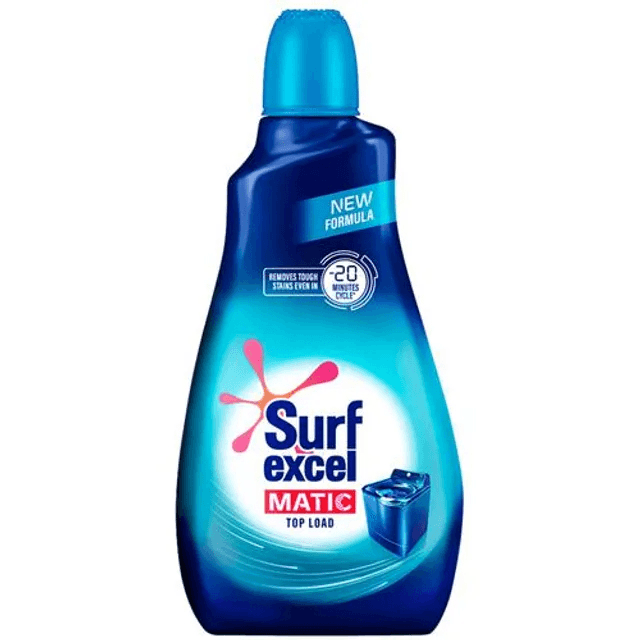 Surf Excel Matic Top Load Liquid Detergent 1 Ltr (Bottle) Aap Ka Bazar
