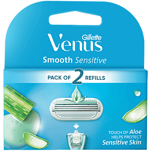Gillette Venus Smooth Sensitive Refills - Aloe Comfort
