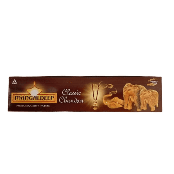 mangaldeep classic chandan agarbattis 95 gm