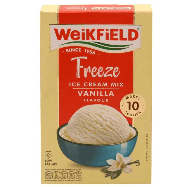 weikfield freeze ice cream mix vanilla flavoured 100 gm