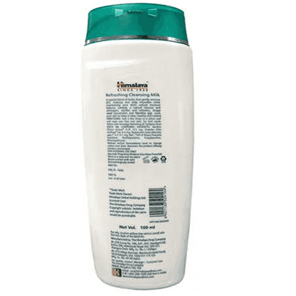 Himalaya Refreshing Cleansing Milk 100 Ml | Gentle Cleanser