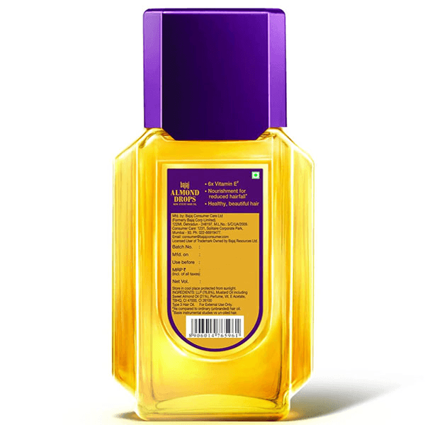 bajaj almond drops hair oil 95 ml