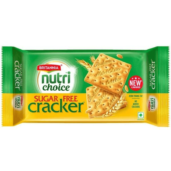 Britannia Nutri Choice Sugar Free Cracker Biscuits 295 Gm