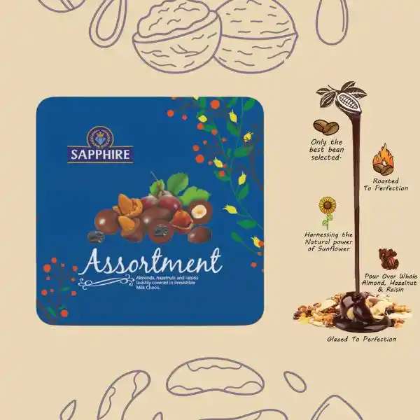 Sapphire Assortment - Irresistible Choco Gift Pack | 200g