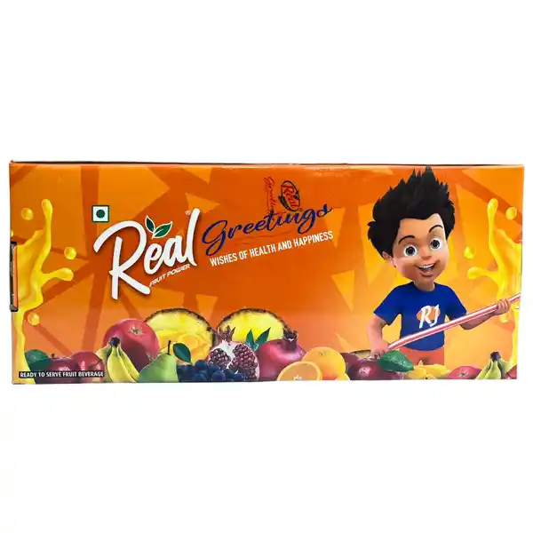 Real Fruit Power Greetings Gift Pack 5 Pcs*180 Ml